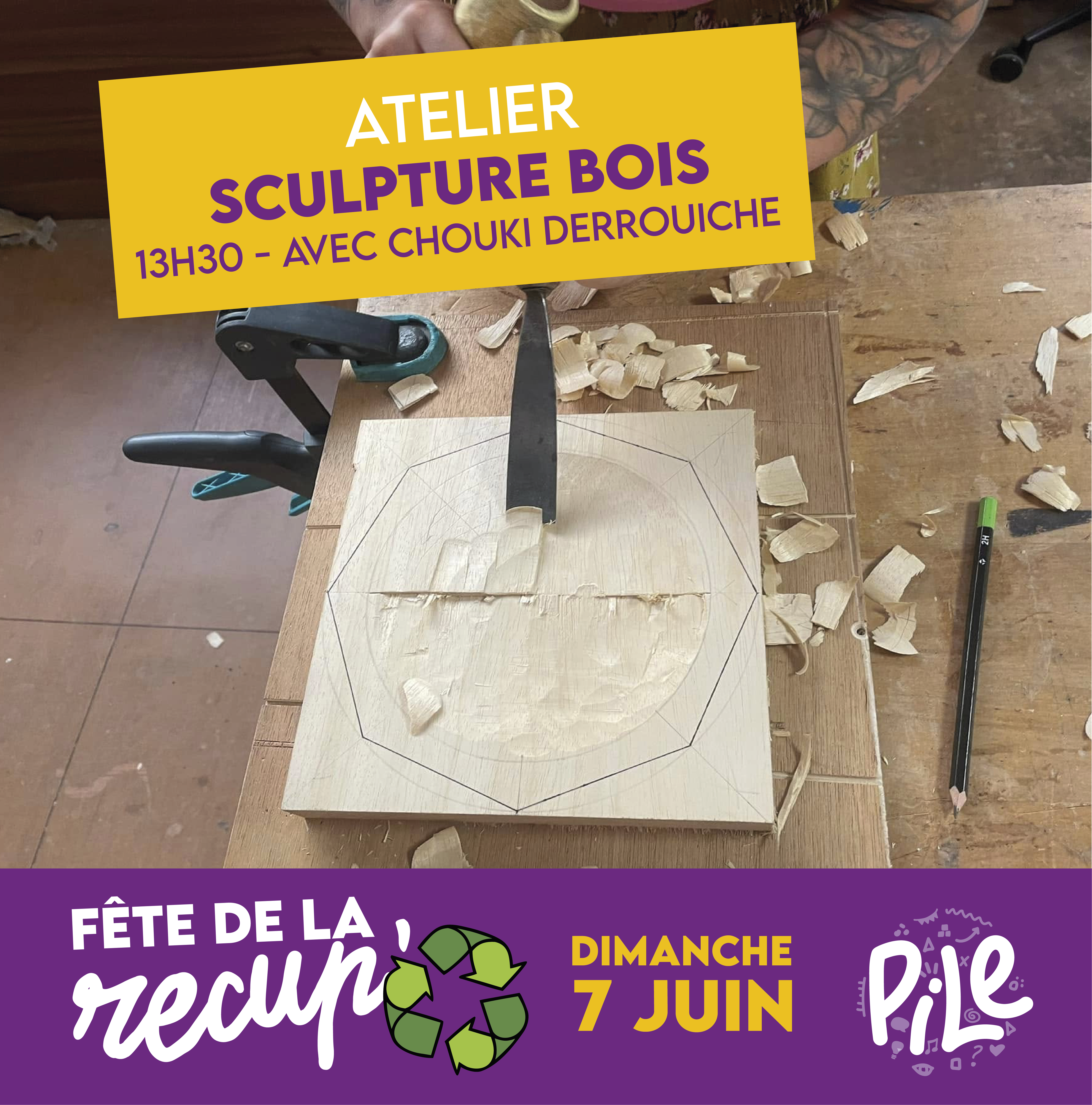 Atelier sculpture bois - photo 17